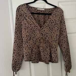 Abercrombie & Fitch Cheetah Top